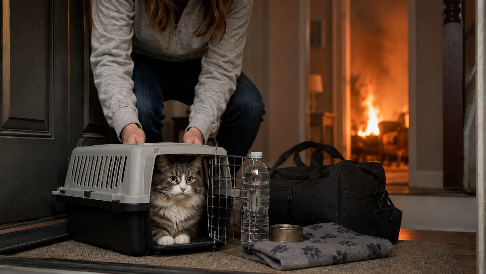incendie-domestique-evacuation-chat